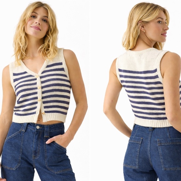 Altar'd State Sweaters - Altar’d State Striped Sweater Vest – NWT